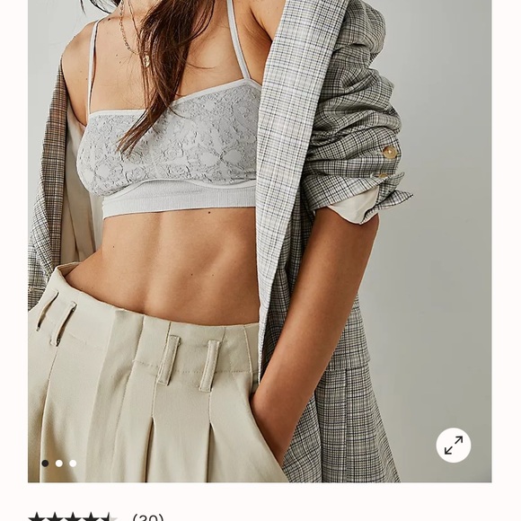 Free People intimately  Love Your Way Longline Bralette sage m/lg - Picture 1 of 10